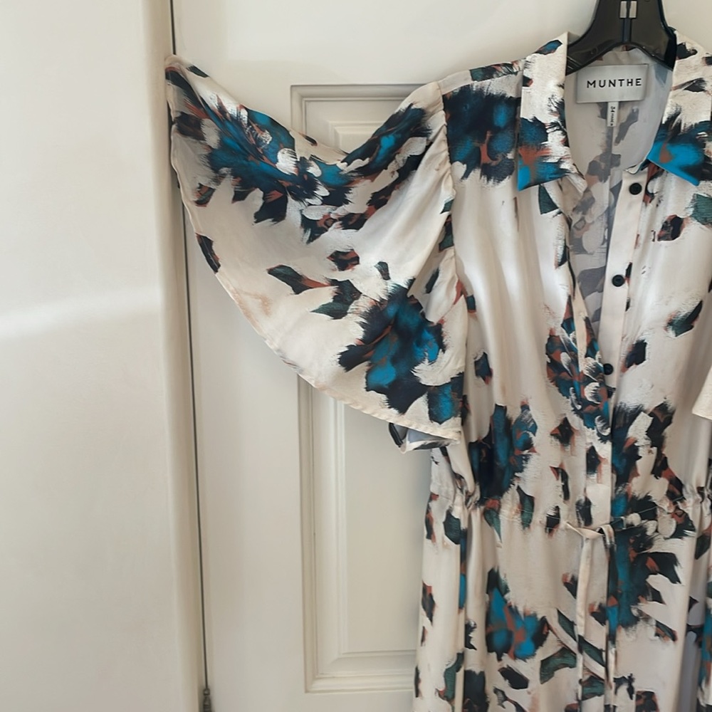Munthe graphic patterned collared dress. - Picture 3 of 7